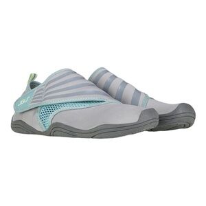 JBU Women's Ariel Outdoor Water Shoe in gray and teal